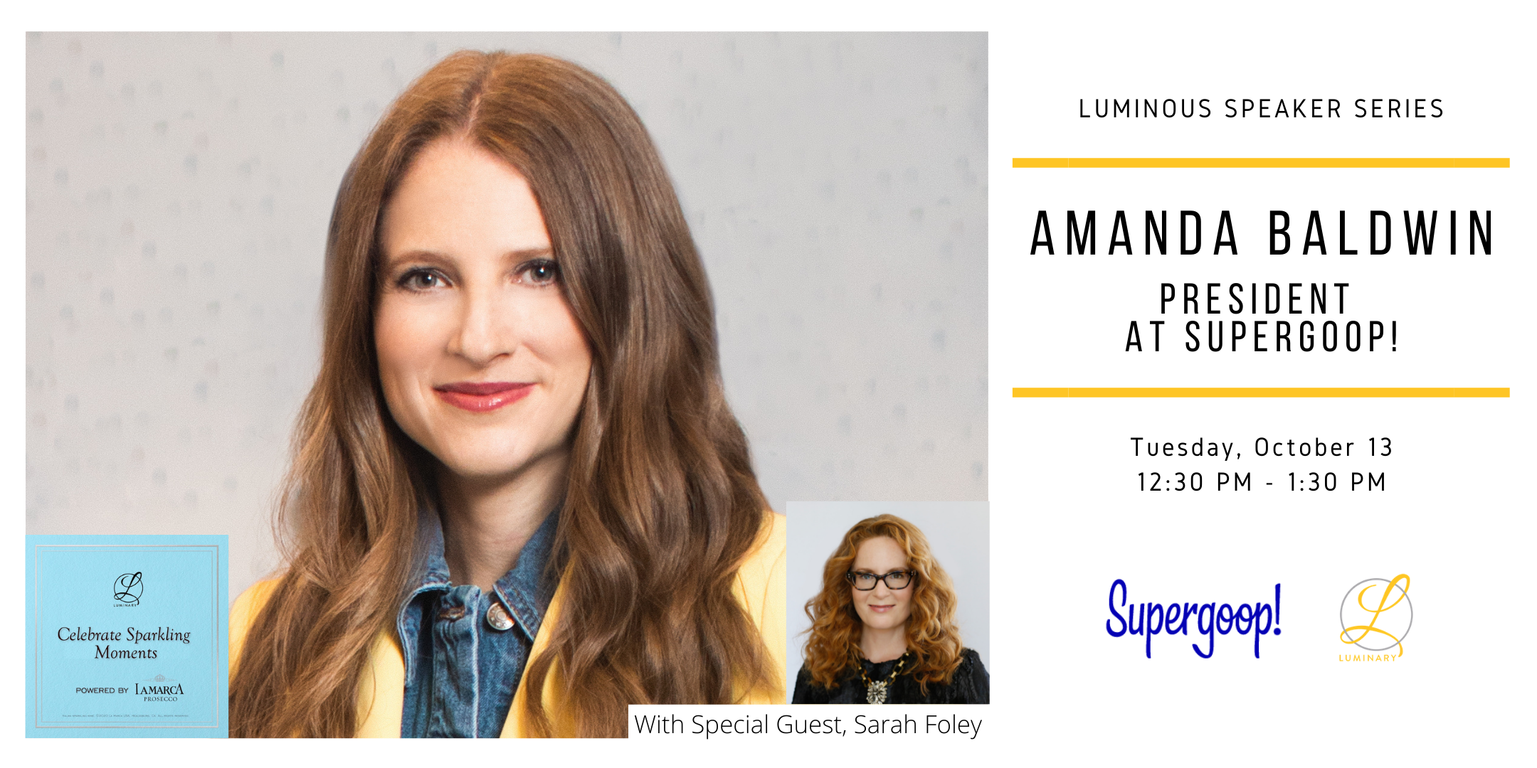 Luminous Speaker Series: Amanda Baldwin, President at Supergoop!